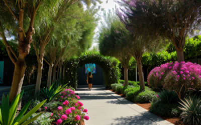 Cal State Fullerton Art Students Blend AI and AR for Engaging Virtual Garden Display